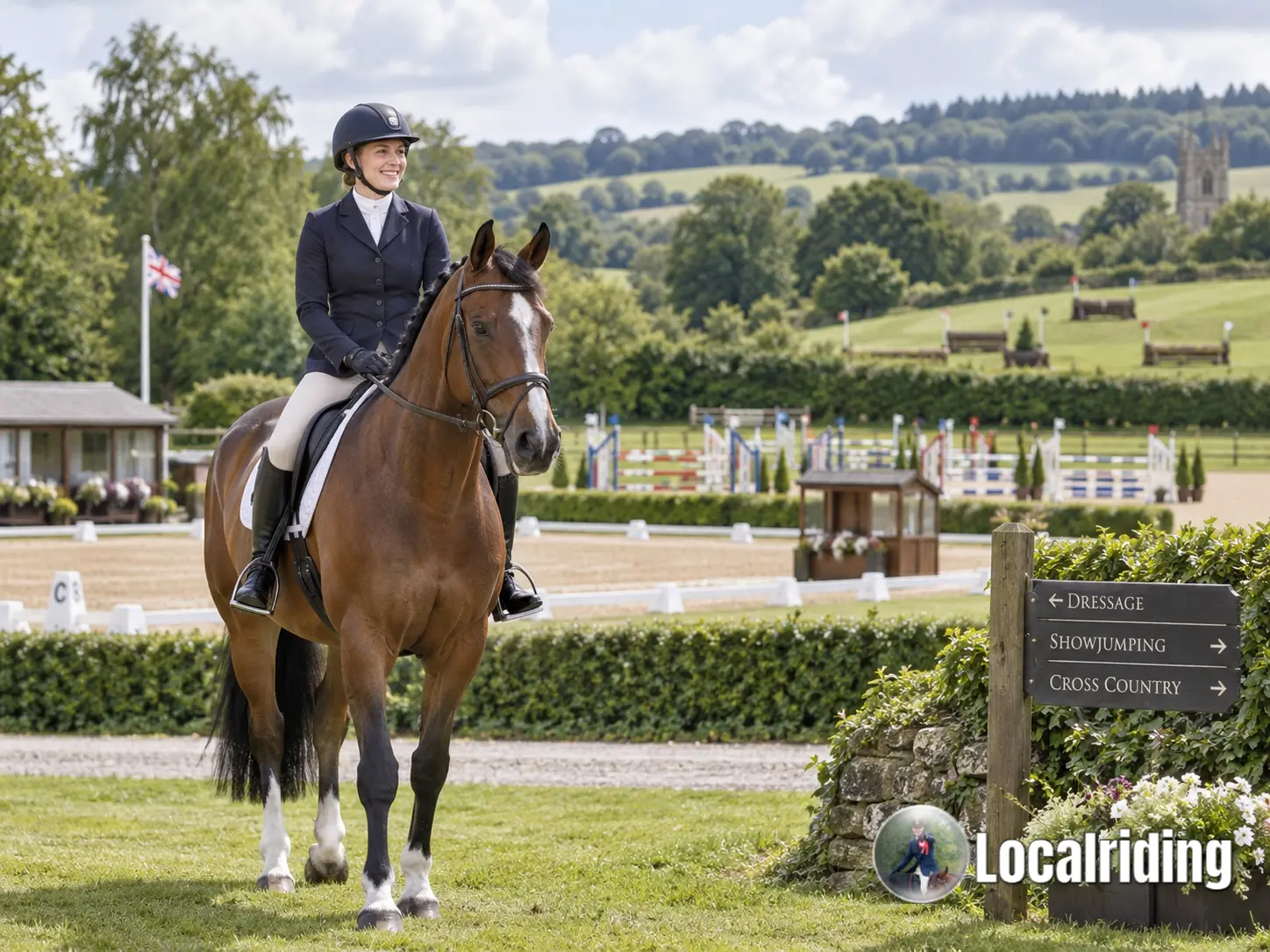 Equestrian venue signpost helping UK riders choose their first horse competition