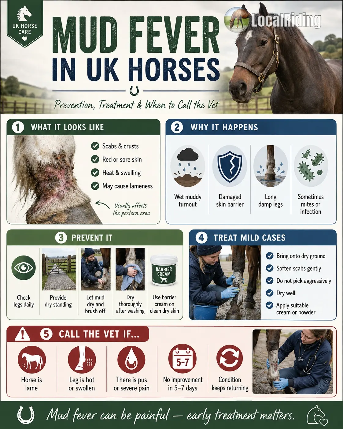 Mud Fever in UK Horses: Prevention, Treatment and Best Products