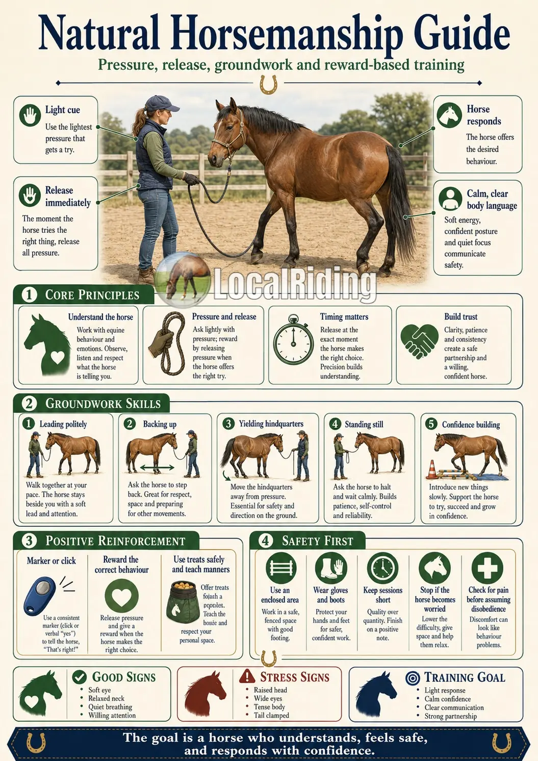 Natural Horsemanship in the UK: A Practical Pressure and Release Guide
