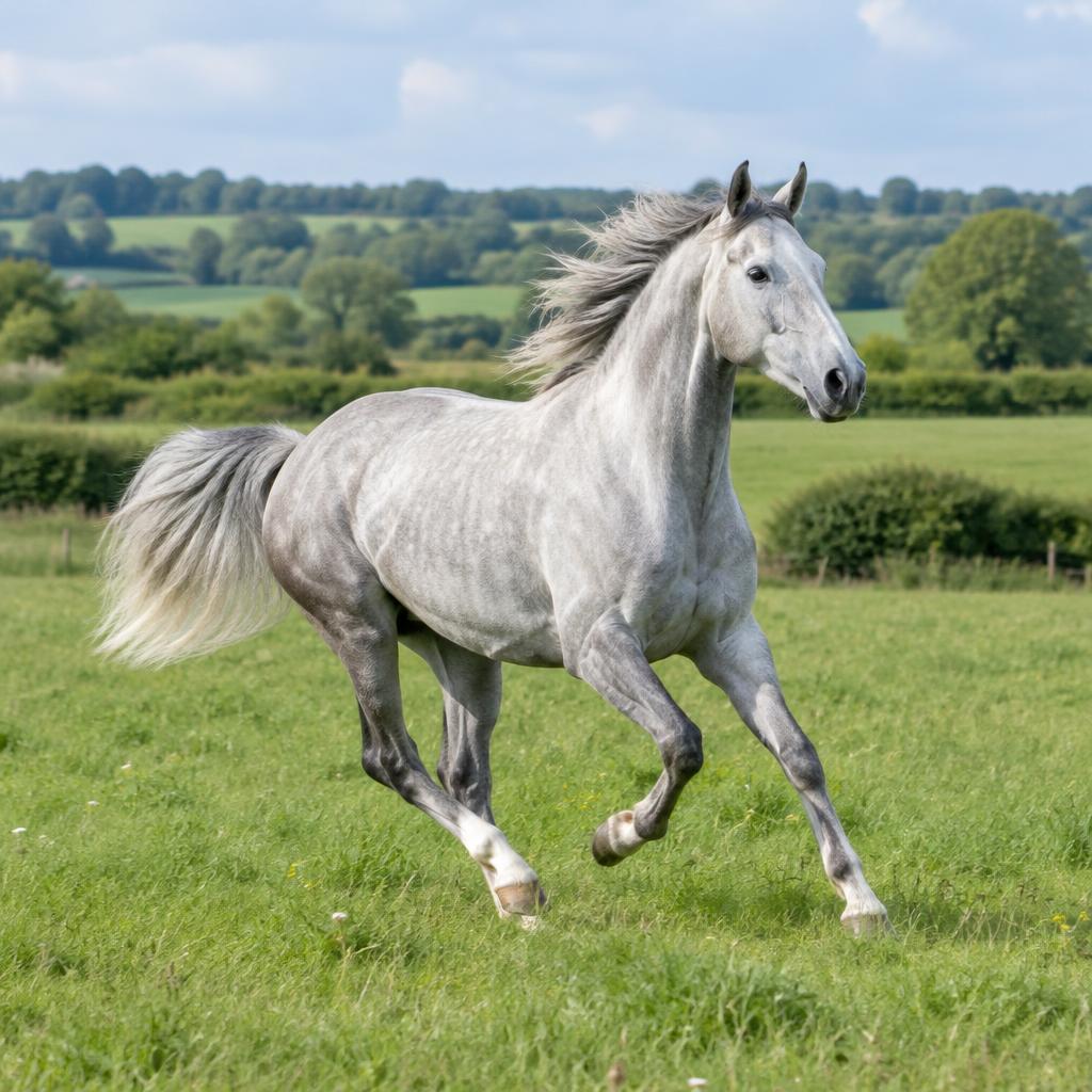 Horse illustration for a just-for-fun personality quiz